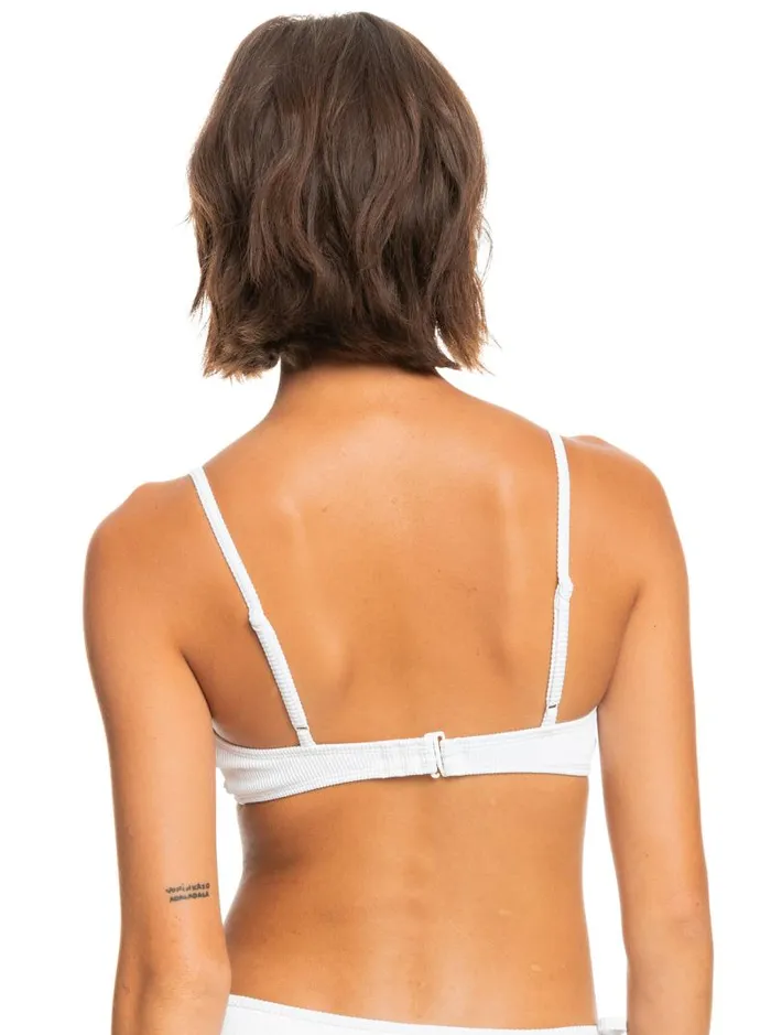 Roxy Bikinis Roxy Love The Surf Knot Bikini Top Bright White 8211 Women
