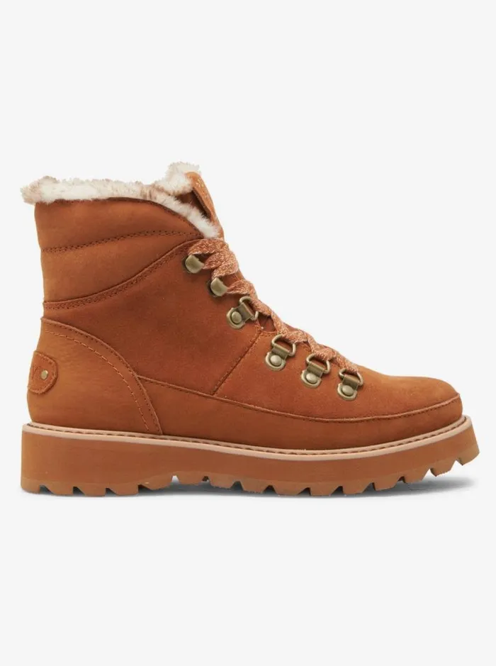 Roxy Boots Sadie LaceUp Boots Chestnut Brown 8211 Women Roxy Boots Sadie LaceUp Boots Chestnut Brown 8211 Women
