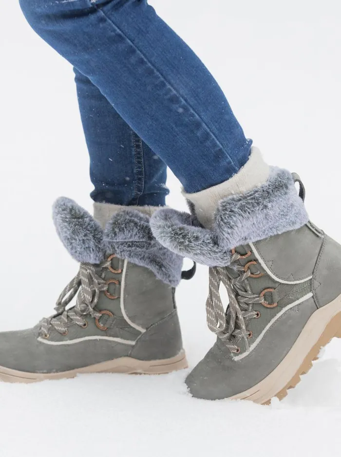 Roxy Boots Yuma LaceUp Boots Olive 8211 Women