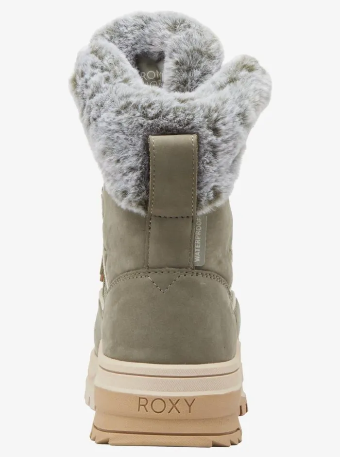 Roxy Boots Yuma LaceUp Boots Olive 8211 Women Roxy Boots Yuma LaceUp Boots Olive 8211 Women