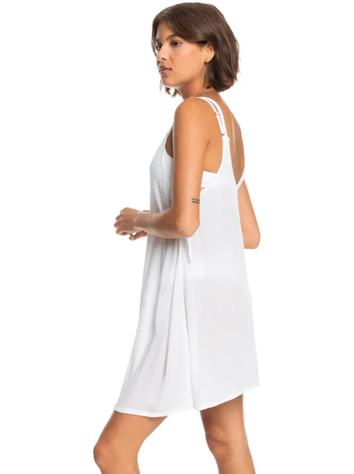 Roxy Cover Ups Beachy Vibes Solid Beach CoverUp Dress Bright White 8211 Women Roxy Cover Ups Beachy Vibes Solid Beach CoverUp Dress Bright White 8211 Women