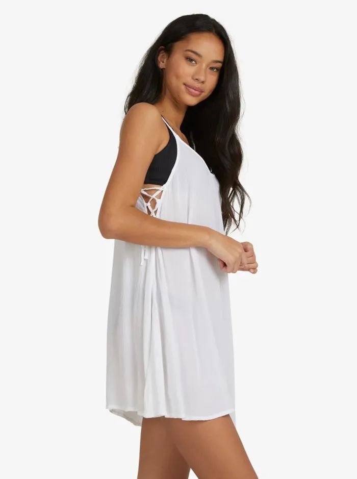Roxy Cover Ups Beachy Vibes Solid Beach CoverUp Dress Bright White 8211 Women Roxy Cover Ups Beachy Vibes Solid Beach CoverUp Dress Bright White 8211 Women