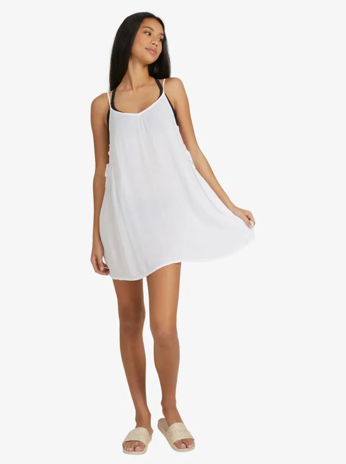 Roxy Cover Ups Beachy Vibes Solid Beach CoverUp Dress Bright White 8211 Women Roxy Cover Ups Beachy Vibes Solid Beach CoverUp Dress Bright White 8211 Women
