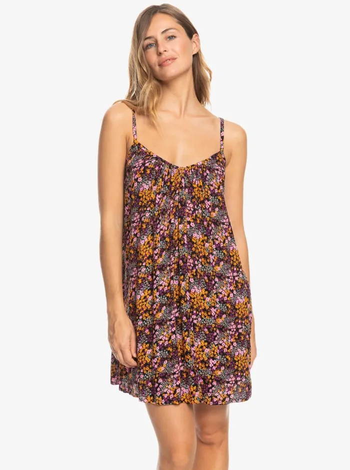 Roxy Cover Ups Summer Adventures Beach CoverUp Dress Anthracite Floral Daze 8211 Women