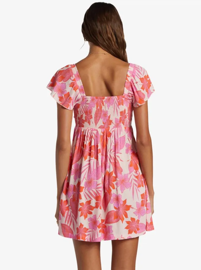 Roxy Dresses Oceanview Mini Dress Pale Dogwood Lhibiscus 8211 Women Roxy Dresses Oceanview Mini Dress Pale Dogwood Lhibiscus 8211 Women