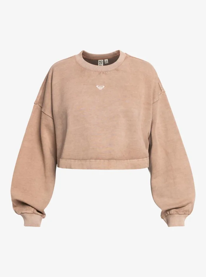 Roxy Fleece and Hoodies Surf Safari Sweatshirt Bitter Chocolate 8211 Women