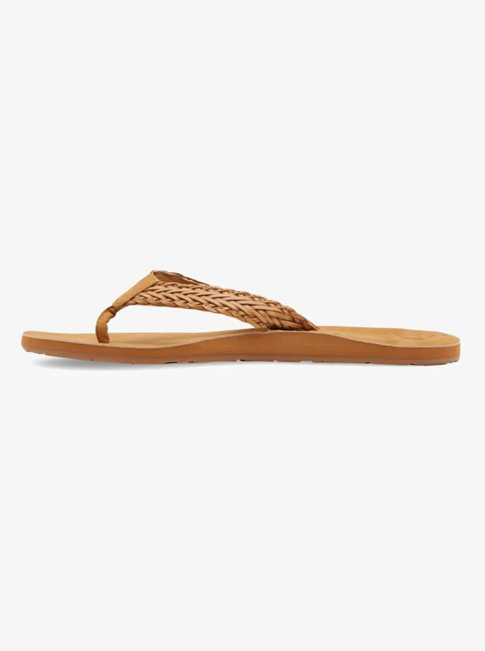 Roxy Flip Flops Lili Fashion Sandal Light Brown 8211 Women