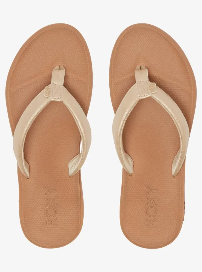 Roxy Flip Flops Solana Sandals Gold 8211 Women Roxy Flip Flops Solana Sandals Gold 8211 Women