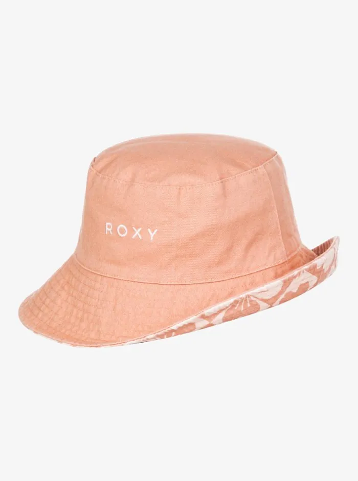 Roxy Hats Jasmine Paradise Reversible Bucket Hat Pale Dogwood Sun Clik 8211 Women