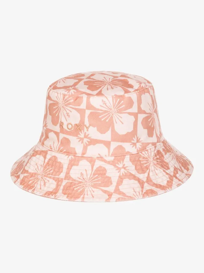 Roxy Hats Jasmine Paradise Reversible Bucket Hat Pale Dogwood Sun Clik 8211 Women