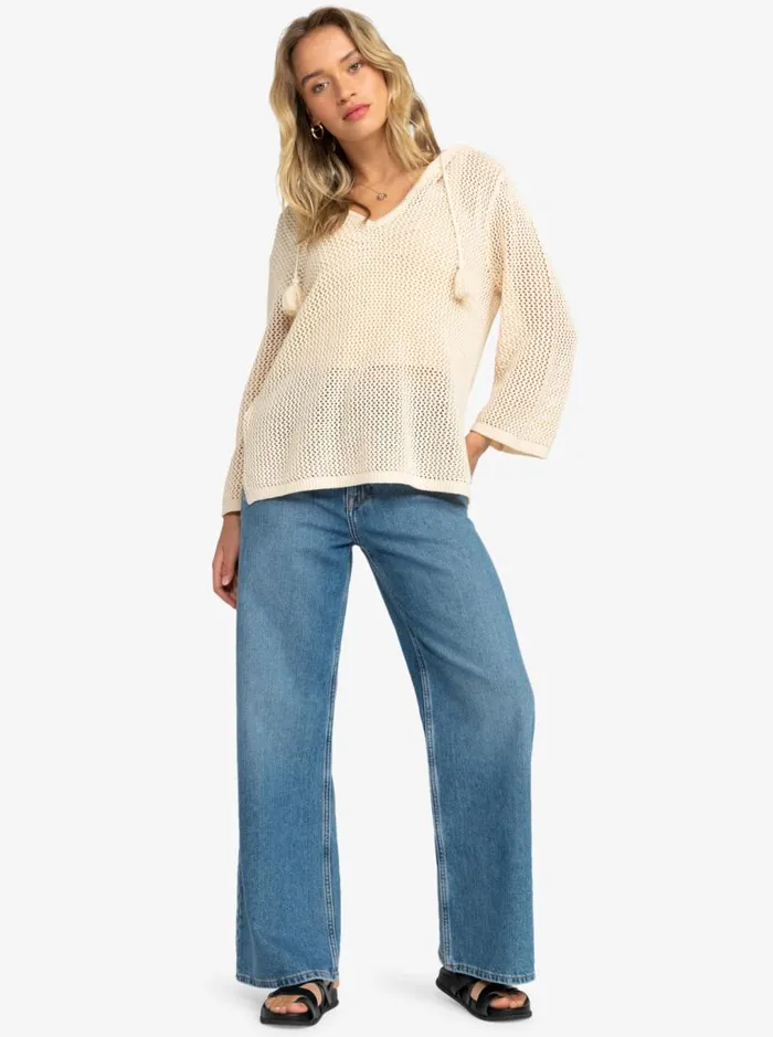 Roxy Jackets After Beach Break Poncho Hoodie Tapioca 8211 Women Roxy Jackets After Beach Break Poncho Hoodie Tapioca 8211 Women