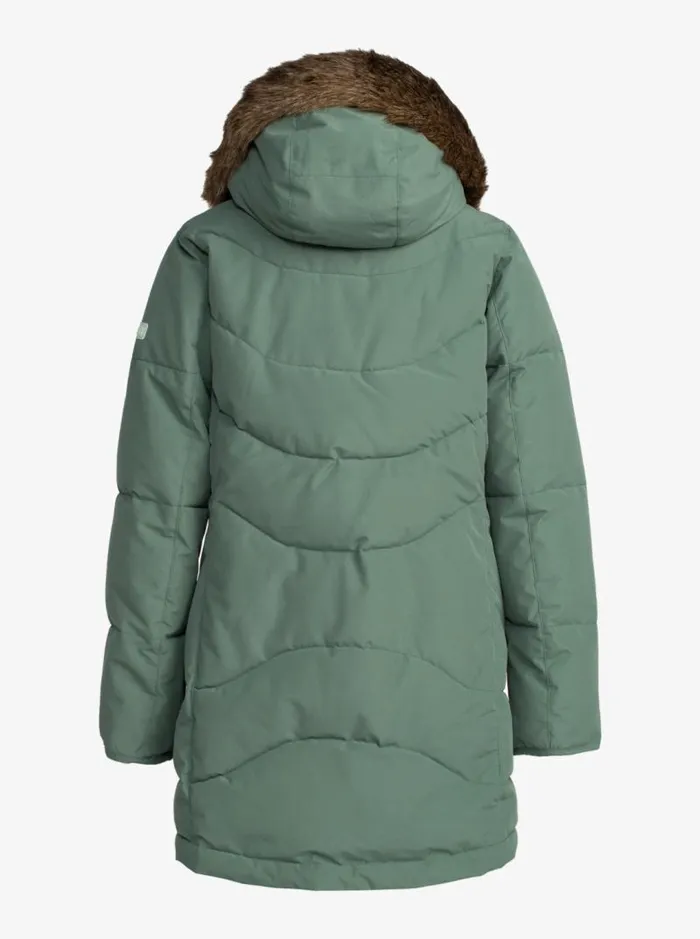 Roxy Jackets Ellie Longline Winter Jacket Dark Forest 8211 Women Roxy Jackets Ellie Longline Winter Jacket Dark Forest 8211 Women