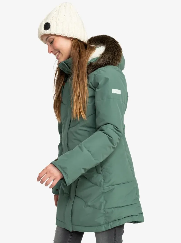 Roxy Jackets Ellie Longline Winter Jacket Dark Forest 8211 Women Roxy Jackets Ellie Longline Winter Jacket Dark Forest 8211 Women