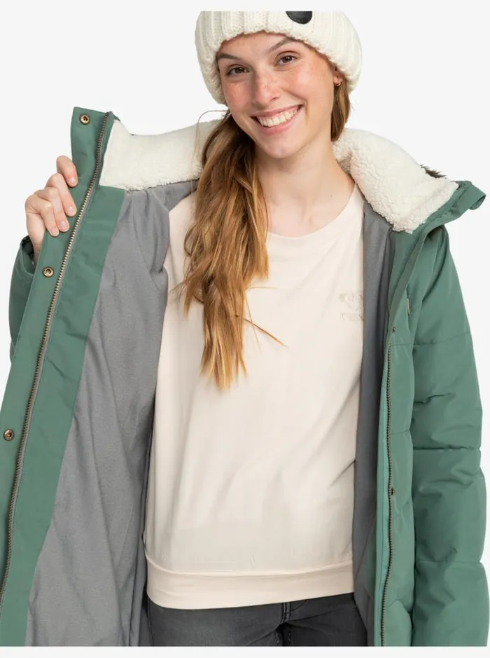 Roxy Jackets Ellie Longline Winter Jacket Dark Forest 8211 Women Roxy Jackets Ellie Longline Winter Jacket Dark Forest 8211 Women