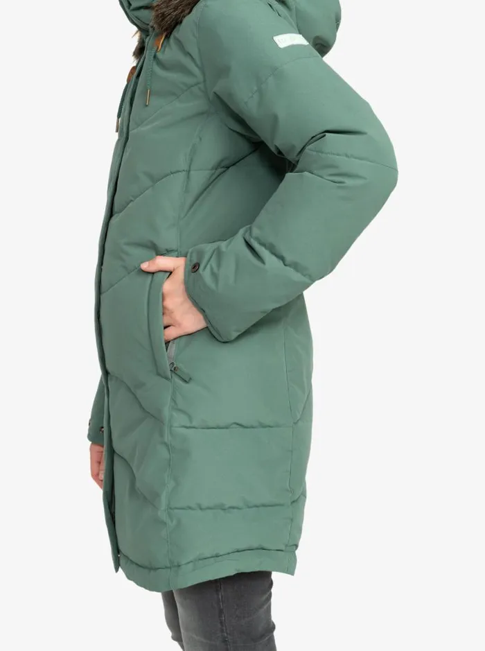 Roxy Jackets Ellie Longline Winter Jacket Dark Forest 8211 Women Roxy Jackets Ellie Longline Winter Jacket Dark Forest 8211 Women