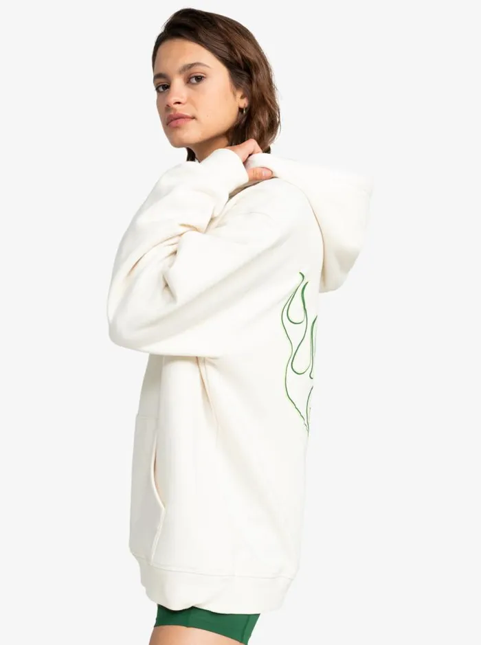 Roxy Jackets Kelia Oversized Hoodie Coconut Milk 8211 Women