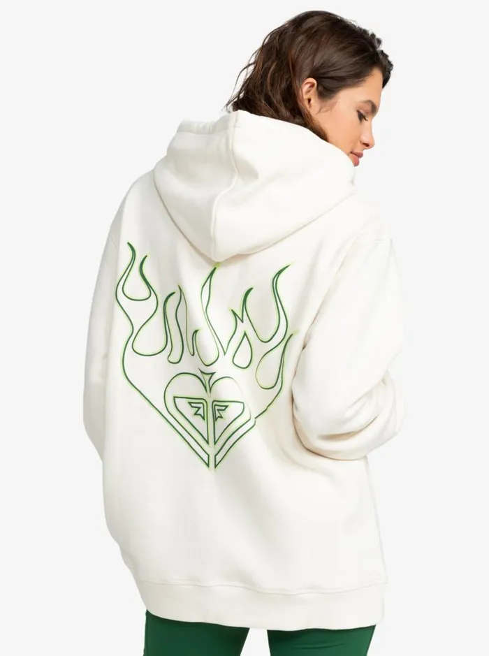 Roxy Jackets Kelia Oversized Hoodie Coconut Milk 8211 Women