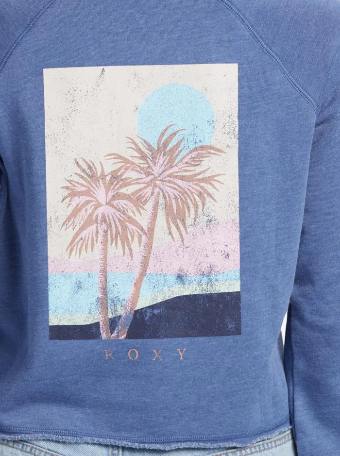 Roxy Jackets We Arrived Hoodie Bijou Blue 8211 Women