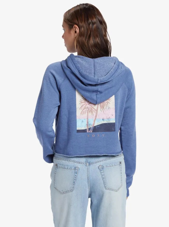 Roxy Jackets We Arrived Hoodie Bijou Blue 8211 Women