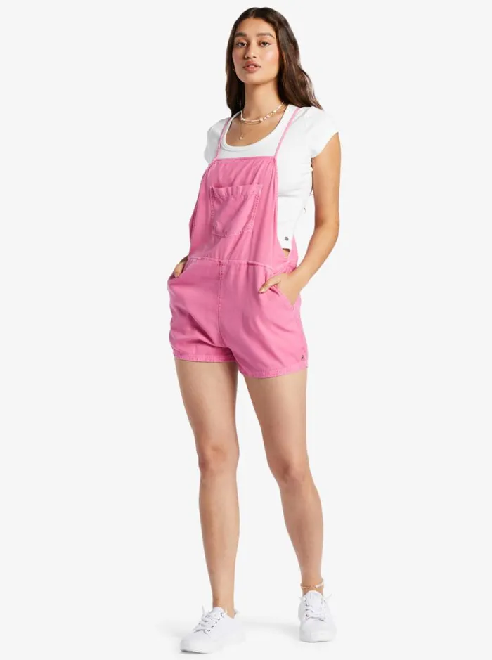 Roxy Jumpsuits and Rompers Fresh Romper Shocking Pink 8211 Women Roxy Jumpsuits and Rompers Fresh Romper Shocking Pink 8211 Women