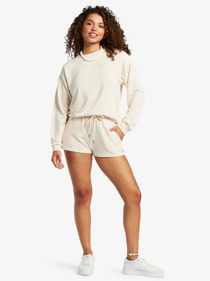 Roxy Loungewear Check Out Sweat Shorts Tapioca 8211 Women Roxy Loungewear Check Out Sweat Shorts Tapioca 8211 Women