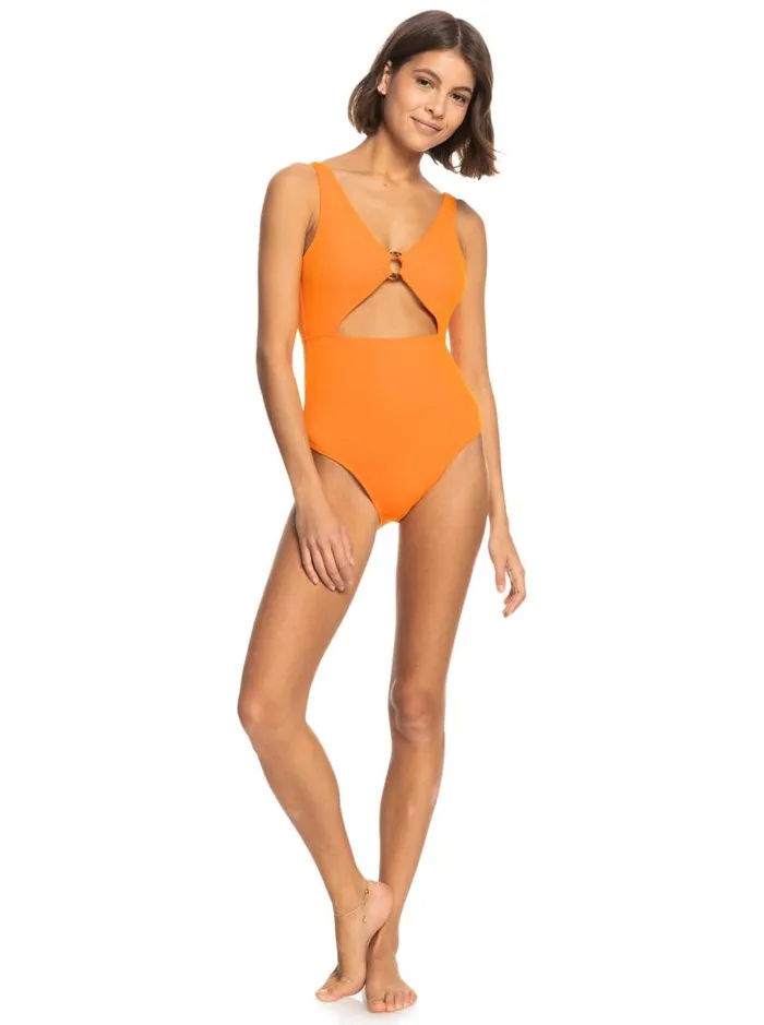 Roxy One Pieces Color Jam OnePiece Swimsuit Tangelo 8211 Women