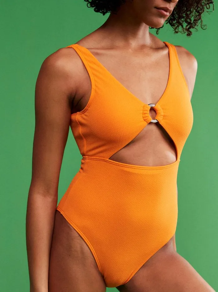 Roxy One Pieces Color Jam OnePiece Swimsuit Tangelo 8211 Women
