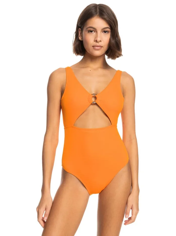 Roxy One Pieces Color Jam OnePiece Swimsuit Tangelo 8211 Women