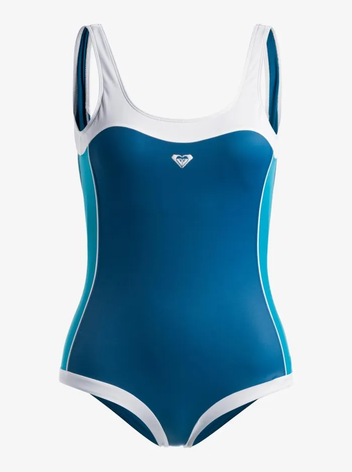 Roxy One Pieces Roxy Life The Vk OnePiece Swimsuit Moroccan Blue 8211 Women