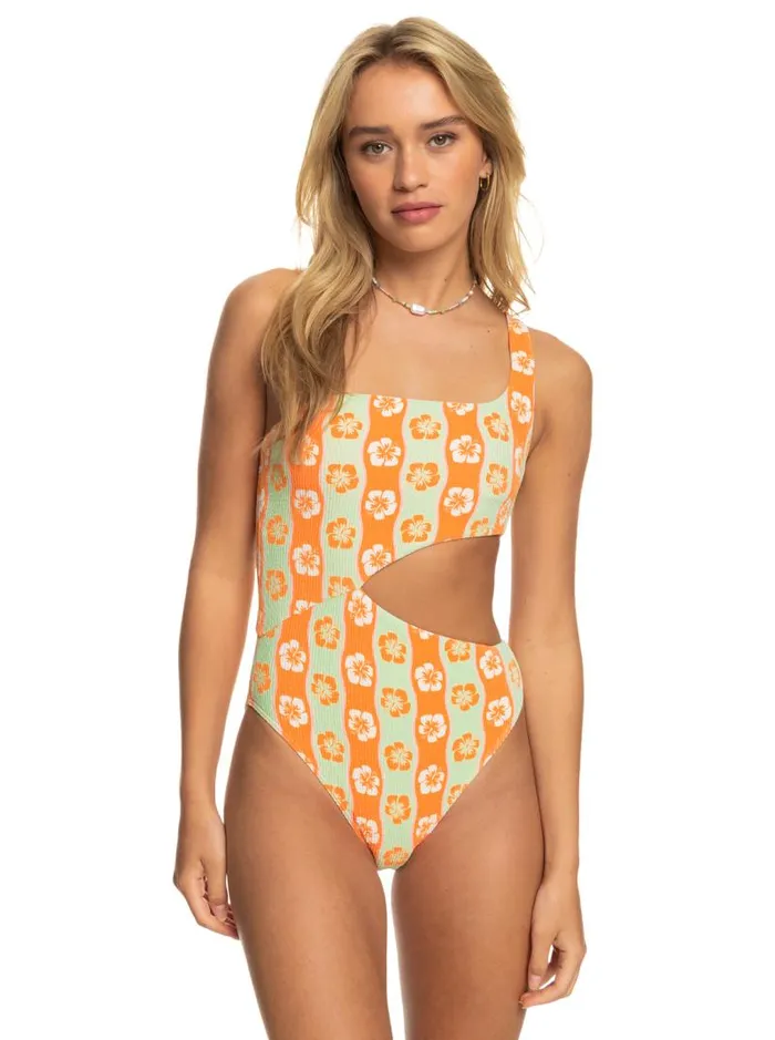Roxy One Pieces Wavy Babe OnePiece Swimsuit Ambroisia Wave Babe Small 8211 Women Roxy One Pieces Wavy Babe OnePiece Swimsuit Ambroisia Wave Babe Small 8211 Women