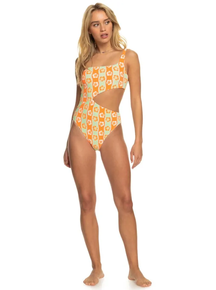 Roxy One Pieces Wavy Babe OnePiece Swimsuit Ambroisia Wave Babe Small 8211 Women Roxy One Pieces Wavy Babe OnePiece Swimsuit Ambroisia Wave Babe Small 8211 Women