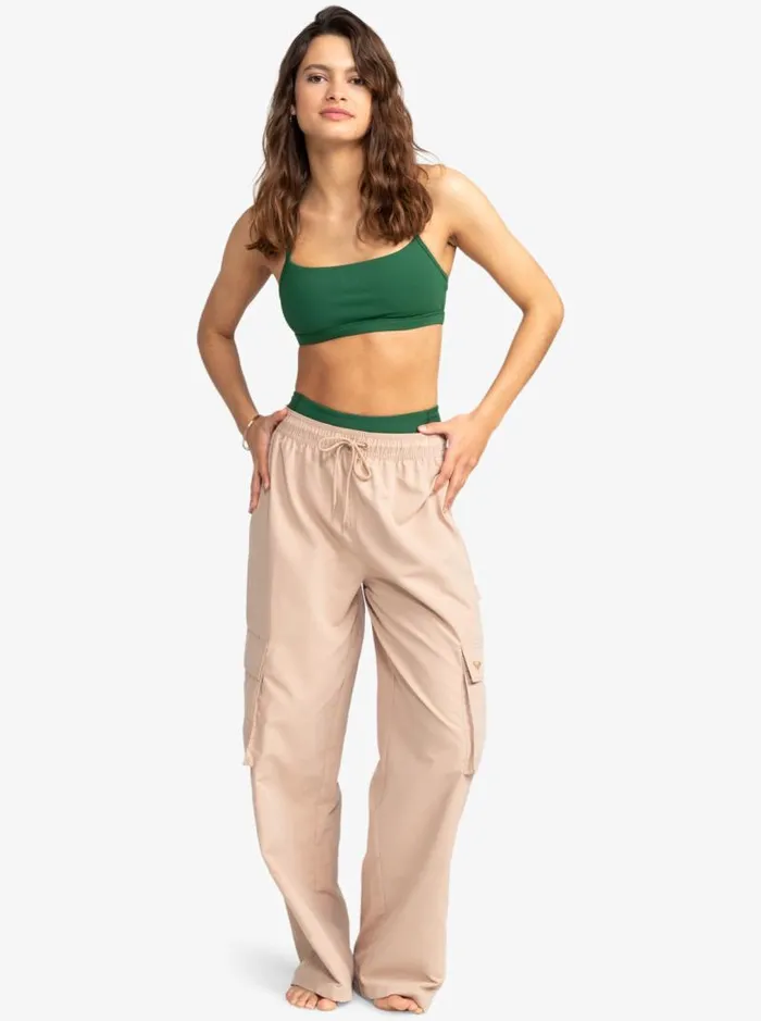 Roxy Pants and Jeans Kelia Baggy Sweatpants Warm Taupe 8211 Women