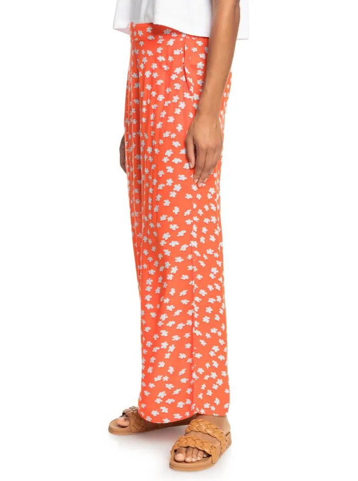 Roxy Pants and Jeans Midnight New Avenue Wide Leg Pants Tiger Lily Flower Rain 8211 Women Roxy Pants and Jeans Midnight New Avenue Wide Leg Pants Tiger Lily Flower Rain 8211 Women