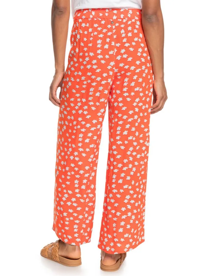 Roxy Pants and Jeans Midnight New Avenue Wide Leg Pants Tiger Lily Flower Rain 8211 Women Roxy Pants and Jeans Midnight New Avenue Wide Leg Pants Tiger Lily Flower Rain 8211 Women