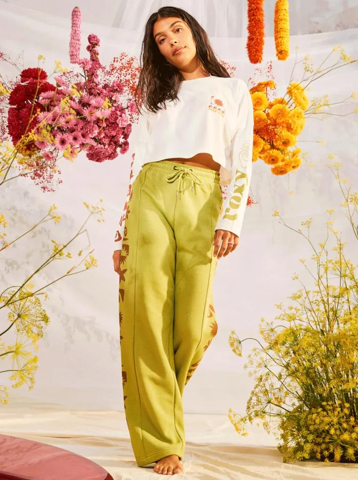 Roxy Pants and Jeans Miles Away Joggers Fern 8211 Women