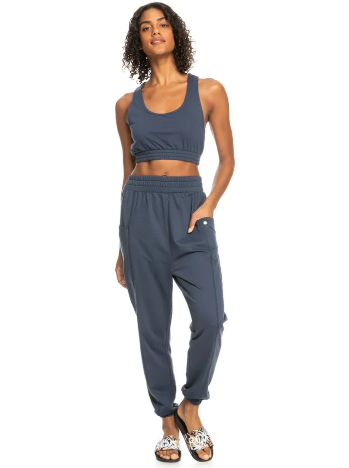 Roxy Pants and Jeans Next Set Drop Crotch Joggers Mood Indigo 8211 Women Roxy Pants and Jeans Next Set Drop Crotch Joggers Mood Indigo 8211 Women