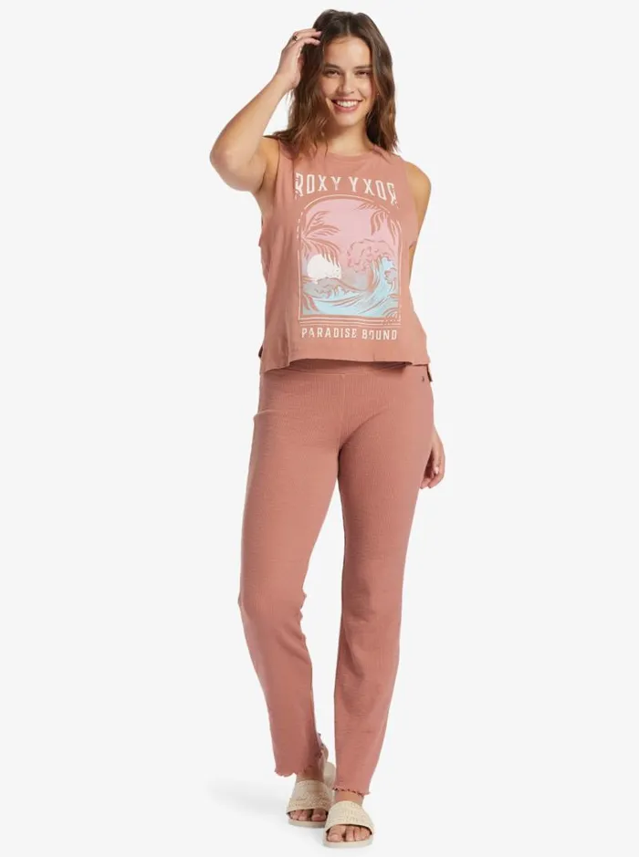 Roxy Pants and Jeans Zuma Knit High Waist Knit Flare Pants Cedar Wood 8211 Women Roxy Pants and Jeans Zuma Knit High Waist Knit Flare Pants Cedar Wood 8211 Women