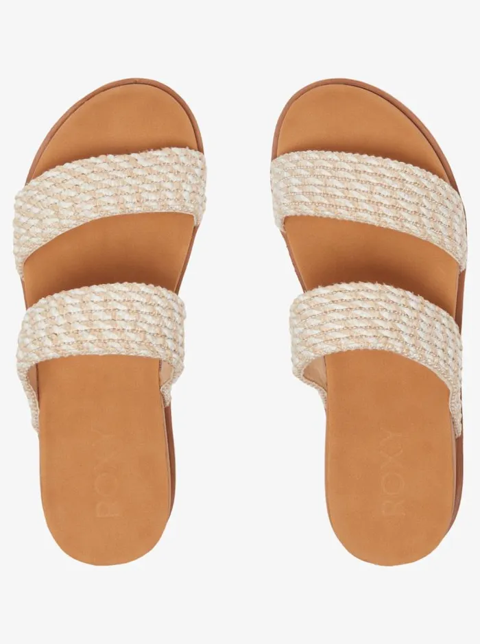 Roxy Sandals Summer Breeze Sandals Cream 8211 Women Roxy Sandals Summer Breeze Sandals Cream 8211 Women