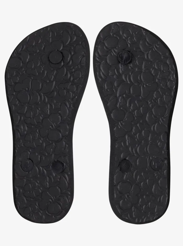 Roxy Shoes and Sandals Girl039s 416 Antilles FlipFlops Black 8211 Kids Roxy Shoes and Sandals Girl039s 416 Antilles FlipFlops Black 8211 Kids