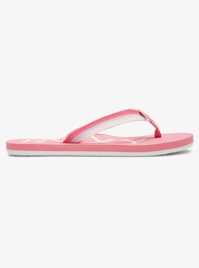 Roxy Shoes and Sandals Girl039s 416 Colbee FlipFlops Pink 8211 Kids