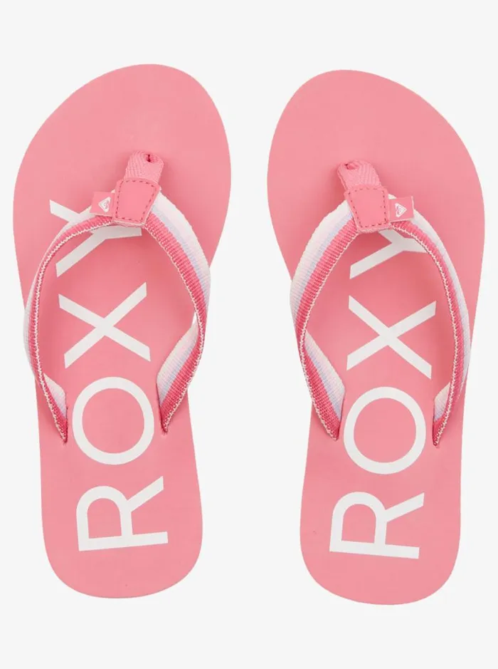 Roxy Shoes and Sandals Girl039s 416 Colbee FlipFlops Pink 8211 Kids