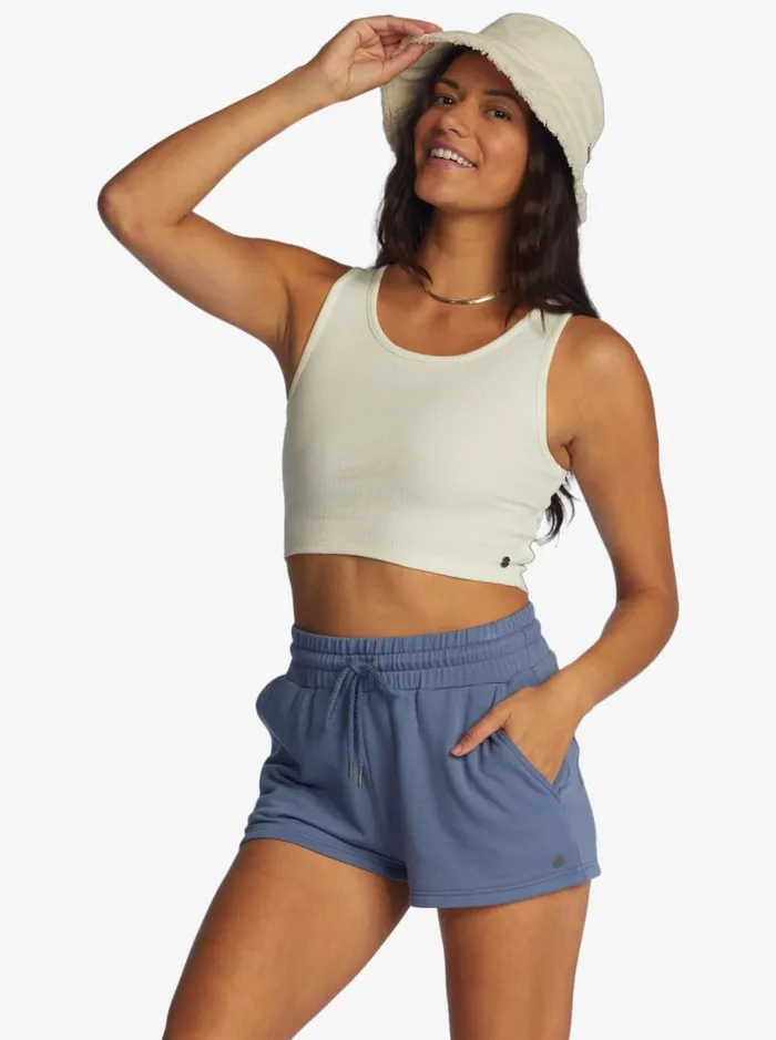 Roxy Shorts Check Out Sweat Shorts Bijou Blue 8211 Women