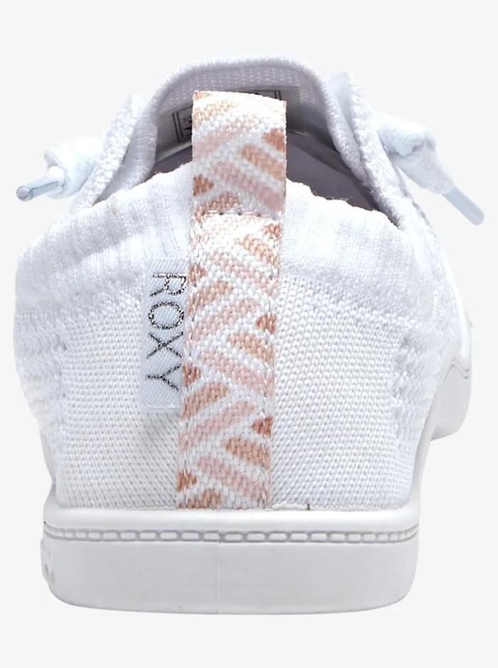 Roxy Sneakers Bayshore Closed Shoes White 8211 Women Roxy Sneakers Bayshore Closed Shoes White 8211 Women