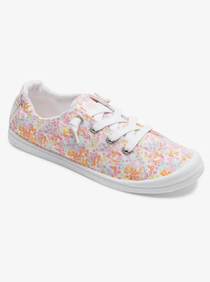 Roxy Sneakers Bayshore Shoes Whitecrazy Pinkorange 8211 Women