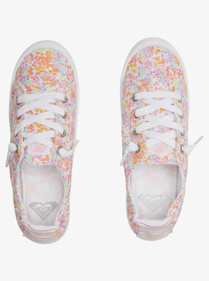 Roxy Sneakers Bayshore Shoes Whitecrazy Pinkorange 8211 Women Roxy Sneakers Bayshore Shoes Whitecrazy Pinkorange 8211 Women