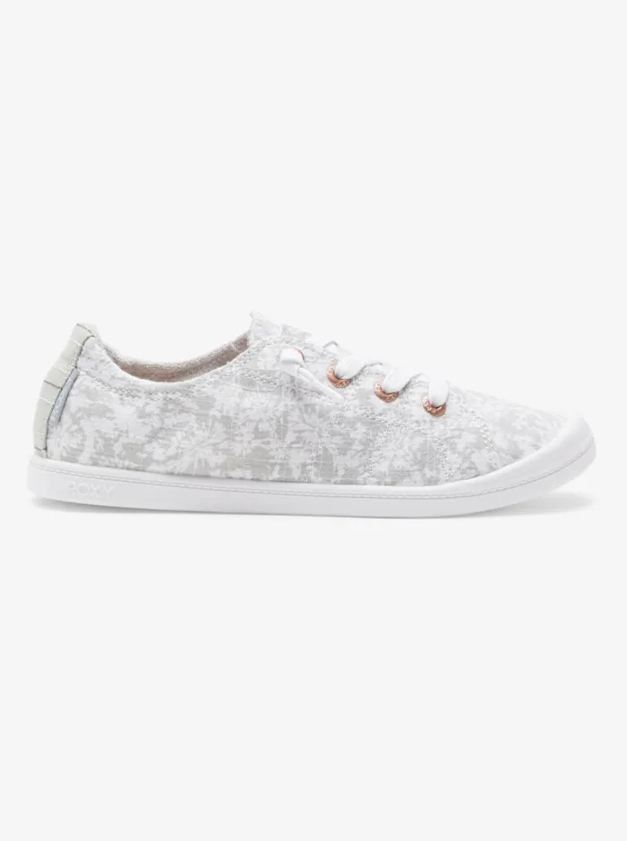 Roxy Sneakers Bayshore Shoes Whitelt Green 8211 Women