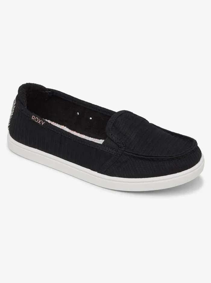 Roxy Sneakers Minnow SlipOn Shoes Black 8211 Women Roxy Sneakers Minnow SlipOn Shoes Black 8211 Women