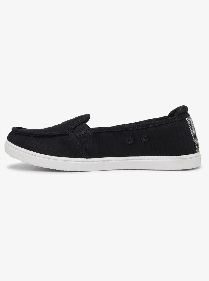 Roxy Sneakers Minnow SlipOn Shoes Black 8211 Women Roxy Sneakers Minnow SlipOn Shoes Black 8211 Women
