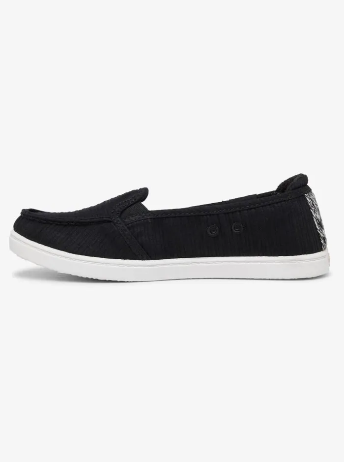Roxy Sneakers Minnow SlipOn Shoes Black 8211 Women Roxy Sneakers Minnow SlipOn Shoes Black 8211 Women