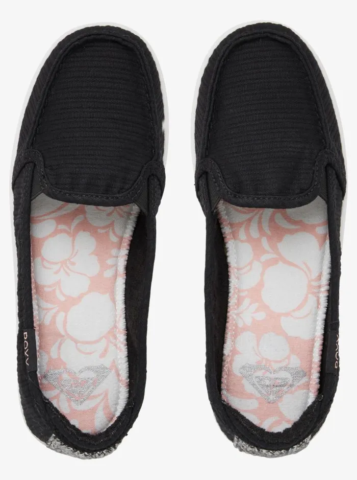 Roxy Sneakers Minnow SlipOn Shoes Black 8211 Women Roxy Sneakers Minnow SlipOn Shoes Black 8211 Women